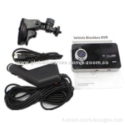 Vehicle recorder, max 1280*720/30fps, 2.4 inches 4:3, 90 degrees view angle